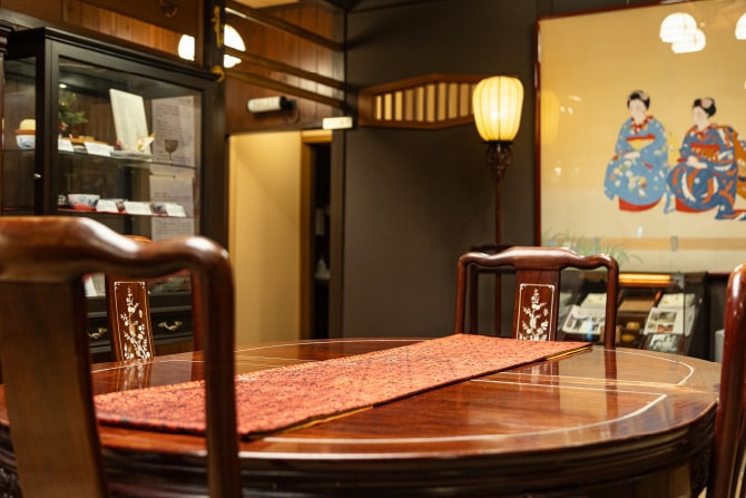 西陣魚新の店内の写真